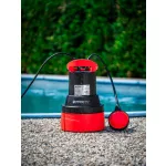 Elektromos búvárszivattyú és hordószivattyú, Strend Pro Garden MR2500, 350 W, 10 m kábel, maximális emelőmagasság: 11 m, 92 l/perc, kúthoz, hordóhoz, medencéhez, tiszta és klóros vízhez