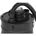 Elektromos hamuporszívó, Strend Pro K-408, fekete, 1000 W, tartály: 15 l, HEPA szűrő, hideg hamuhoz, 1,2 m szívótömlő, festett acél tartály