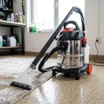 Ipari száraz-nedves porszívó, Strend Pro MWD211/3v1, ezüst/fekete, 1600 W, tartály: 20 l, szőnyegtisztító funkcióval, rozsdamentes acél tartály