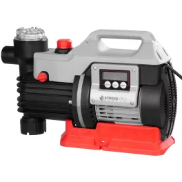   Elektromos kerti szivattyú, Strend Pro Garden HWA850, szürke/fekete, 850 W, 1 m kábel, maximális emelőmagasság 38 m, 60 l/perc, tiszta és klóros vízhez, LCD kijelző
