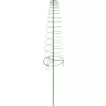Növénytámasz, Strend Pro Garden GreenGarden Toma, zöld, 165 x 30 cm, spirál rúd, paradicsomhoz és kúszónövényekhez, 3 db klipsz