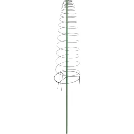   Növénytámasz, Strend Pro Garden GreenGarden Toma, zöld, 165 x 30 cm, spirál rúd, paradicsomhoz és kúszónövényekhez, 3 db klipsz