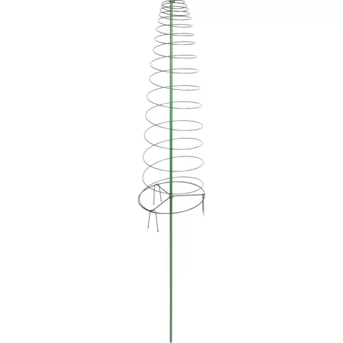 Növénytámasz, Strend Pro Garden GreenGarden Toma, zöld, 165 x 30 cm, spirál rúd, paradicsomhoz és kúszónövényekhez, 3 db klipsz