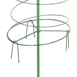 Növénytámasz, Strend Pro Garden GreenGarden Toma, zöld, 165 x 30 cm, spirál rúd, paradicsomhoz és kúszónövényekhez, 3 db klipsz