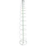 Növénytámasz, Strend Pro Garden GreenGarden Toma, zöld, 165 x 30 cm, spirál rúd, paradicsomhoz és kúszónövényekhez, 3 db klipsz
