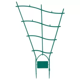   Rács Strend Pro GreenGarden, virág- és növénytámasztó, kerti, zöld, PP, 3 db-os csomag