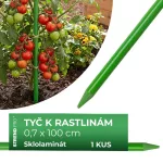 Támasztórúd CountryYard S270, 100 cm, 7.0 mm, zöld, üvegszálas