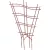 Tartó Strend Pro L-712-1, csomag 2 db, ABS, virágtámasztó állvány, 460x285 mm