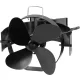 Strend Pro kandalló ventilátor, 4 lapátos, hőmeghajtású