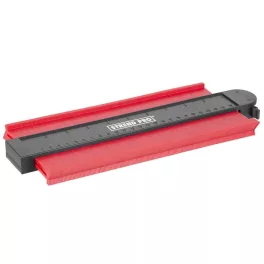   Alakrajzoló sablon Strend Pro DG681, 250x130 mm, mintazárral és mágnessel