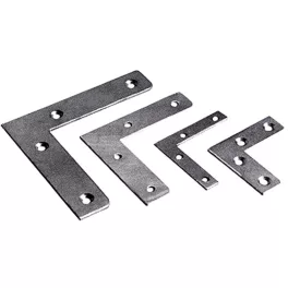   Sarokvas T0281, 100x22x2 mm, csomag: 4 db, összekötő, acél