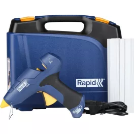   Pisztoly RAPID CG270, 10 db ragasztórúd, koffer, vezeték nélküli üzemmód, forró ragasztópisztoly, ol