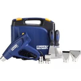   Pisztoly RAPID R1800, koffer, 2x kaparó, 4x toldalék, hőlégfúvó, 1800 W