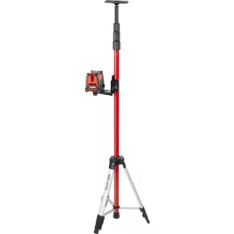   Lézer KAPRO® 873S Prolaser® Vector, Kereszt+oldalsó, Piros sugár, állvánnyal 3,2 m
