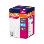 Izzó OSRAM® LED FR 040 (ean7081), nem szabályozható fényerejű, 4,9W/840 E27 4000K Value CLASSIC A