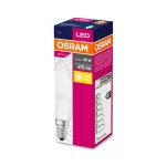 Izzó OSRAM® LED FR 040 (ean6453), nem szabályozható fényerejű, 4,9W/827 E14 2700K Value CLASSIC B