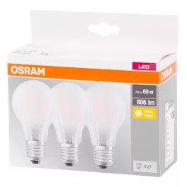   Izzó OSRAM® BASIC LED FIL Star (ean9290) CLASS A E27 060, 6,5W/827 2700K nem szabályozható fényerejű