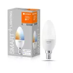 Izzó LEDVANCE® SMART+ WIFI 040 (ean5556), szabályozható fényerejű, 5W, E14, 2700K-6500K, CLASSIC B