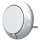 Éjszakai lámpa, Ledvance Lunetta Round White, 7,1 × 6 cm, fehér, LED, melegfehér fény, automatikus be- és kikapcsolás, kapcsolóval, konnektorba dugható