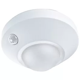   Mennyezeti lámpa, Ledvance Nightlux Ceiling, fehér, 8,6 × 4,7 cm, fény- és mozgásérzékelő, elemes, energiatakarékos LED