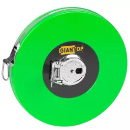   Mérőszalag, Giantop CRP-01, zöld, 20 m/13 mm, üvegszálas, horog, műanyag tok