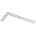 Asztalos derékszög, Strend Pro WPS-502, ezüst, 40 cm, alumínium, pontos szögjelöléshez, profi és barkács munkákhoz