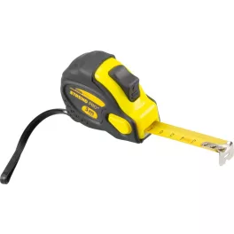   Mérőszalag Strend Pro WorkTiger 6E, 3 m, 19 mm, behúzható, AutoStop, gumírozott
