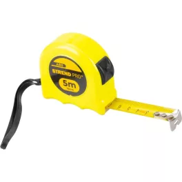   Mérőszalag Strend Pro WorkTiger, 5 m, 19 mm, behúzható, ABS