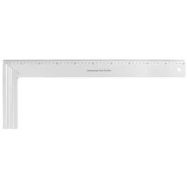   Asztalos derékszög, Strend Pro WPS-502, ezüst, 50 cm, alumínium, pontos szögjelöléshez, profi és barkács munkákhoz