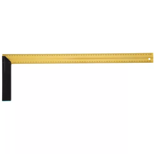 Asztalos derékszög, Strend Pro YPS-529, arany/fekete, 60 cm, alumínium, pontos szögjelöléshez, profi és barkács munkákhoz