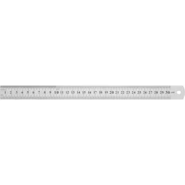   Vonalzó Strend Pro SSR0030, 300x26x0,7 mm, rozsdamentes acél, INOX