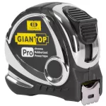 Mérőszalag GIANT CR-G44, 5 m, 19 mm, behúzható, króm/nylon