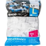 Távtartó L Strend Pro, szintező, csempe alá, 1.0 mm, csomag 100 db, fehér műanyag