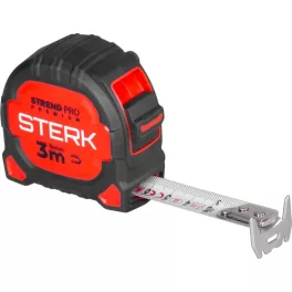   Mérőszalag Strend Pro Premium Sterk RZ3019, 3 m, 19 mm, behúzható