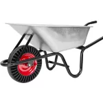Talicska Strend Pro Premium Fortis BLACK, Zn, SR tömör kerék, 85 liter, max. 160 kg