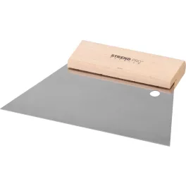   Spatula Strend Pro Premium 7253-2, rozsdamentes acél, fa nyél, 108x180x100 mm