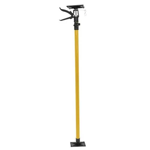 Teleszkópos támasztórúd, Strend Pro SP-804B, sárga/fekete, 115–290 cm, maximum 30 kg teherbírás, acél test, PVC nyomólapok