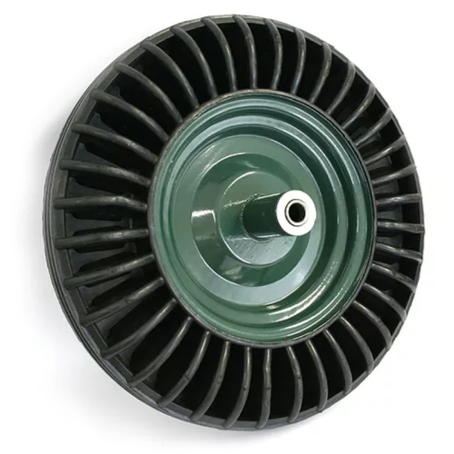Talicskakerék, Strend Pro Garden Bantam, fekete, 39 cm átmérő, 8 cm szélesség, tengelyfurat: 16 mm