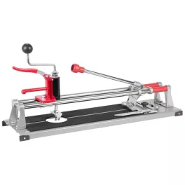   Kézi csempevágó, Strend Pro MT120A, piros/fekete, 500 mm, maximum 12 mm vastagság, körkivágóval, 75,5 × 20,5 × 13,5 cm, csempéhez és padlólaphoz