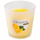Gyertya Citronella CG144, rovarriasztó, üvegpohárban, 80 g, 80x70 mm