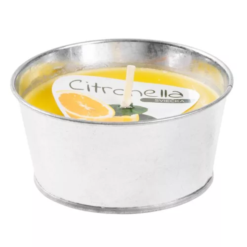 Gyertya Citronella CB146, rovarriasztó, vödörben, 130 g, 120x60 mm