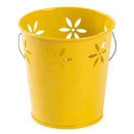   Gyertya Citronella CB197, rovarriasztó, vödörben, vegyes zöld/sárga, 160 g, 110x105 mm