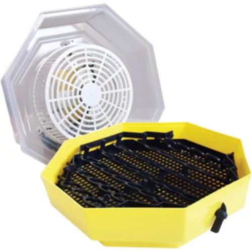 Keltetőgép, Vivatechnix Cleo 5 DT, 110W, 41-60 db tojás, elektromos, termosztátos, ventilátoros, hőmérővel, műanyag ház