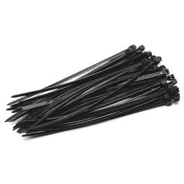   Kábelkötegelő Strend Pro CT66BL, 200x3,6 mm, 50 db, fekete, nylon, rögzítő