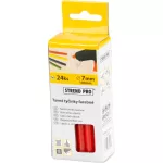 Ragasztórúd Strend Pro GS-201C, 100x07 mm, piros, 24 db-os csomag, olvadó, ragasztó, ragasztópisztol