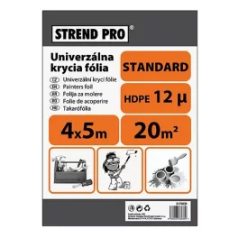   Takarófólia Strend Pro Standard, festő, 4x5 m, 12µ, takaró
