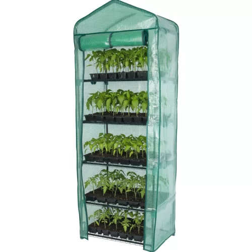 Melegágy, Strend Pro Garden Greenhouse X085, 69 x 49 x 200 cm, UV-álló PE fólia, porszórt fém váz, 5 polcos (2170849)