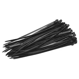   Kábelkötegelő Strend Pro CT66BL, 300x4,8 mm, 50 db, fekete, nylon, rögzítő