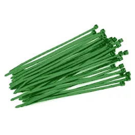   Kábelkötegelő Strend Pro CT66BG, 150x2,5 mm, 50 db, zöld, nylon, rögzítő