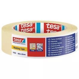   Szalag tesa® PRO, festő, maszkoló, ragasztó, 30 mm, Hossz: 50 m